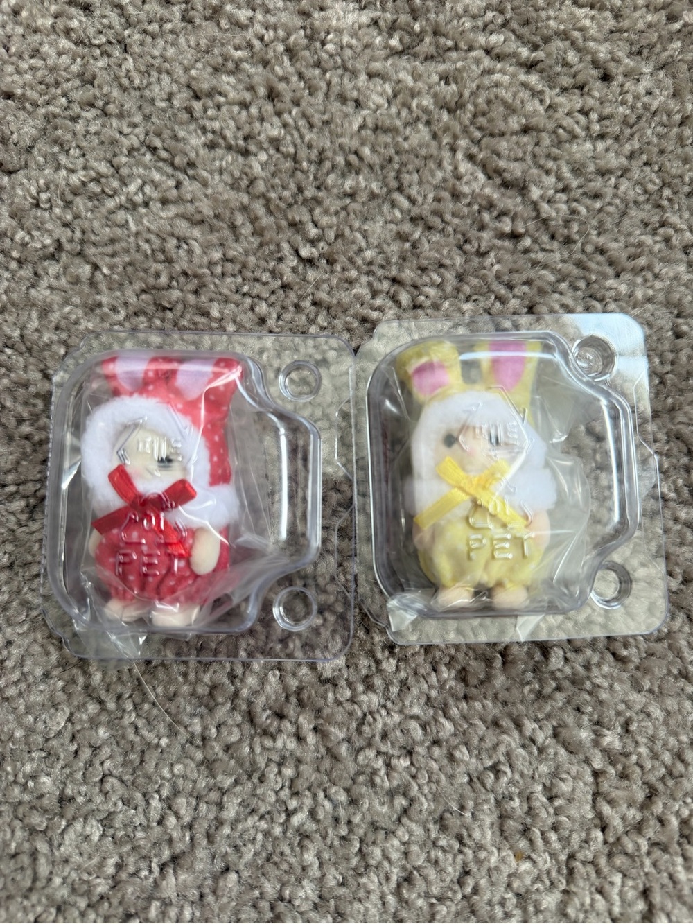 3/$25 Calico Critter Colourful Bunny Costume Series Red and Yellow